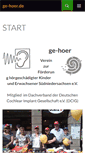 Mobile Screenshot of ge-hoer.de