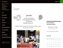 Tablet Screenshot of ge-hoer.de